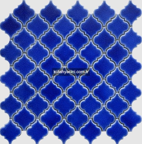 103-Porselen Şekilli Karo 5X5 kobalt   34x33 m2 10 adet